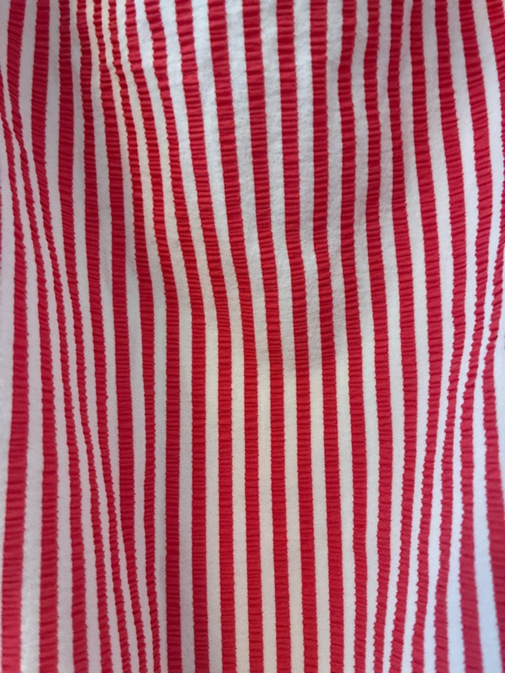SOLID & STRIPED Red and White Striped One-Piece Swimsuit - Picture 2 of 3